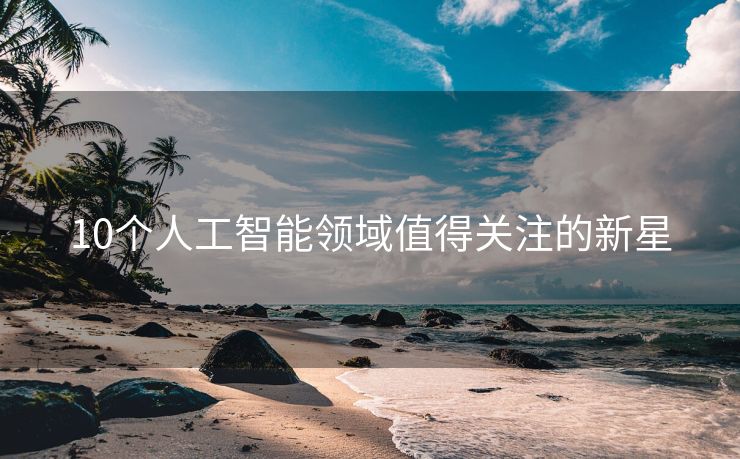 10个人工智能领域值得关注的新星